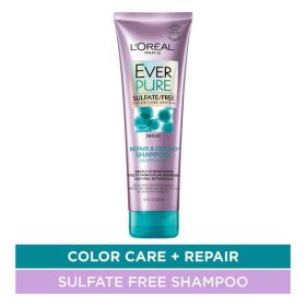 L'Oreal Paris EverPure Repair & Defend Sulfate Free Shampoo, Damaged Hair, 8.5 fl oz - L'Oreal Paris