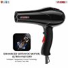 Hair Blow Dryer Professional Lightweight Hair Dryer Ionic Men Women Blower 1875W Ceramic Quiet Styling Pik 5 Core HD S - Black