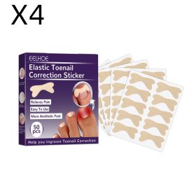 Home Fashion Elastic Toenail Correction Patch (Option: Photo Color-4PCS)