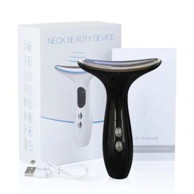 Skin Rejuvenation Face Lifting And Tightening RF Massage Instrument (Option: Black-Chinese Version)